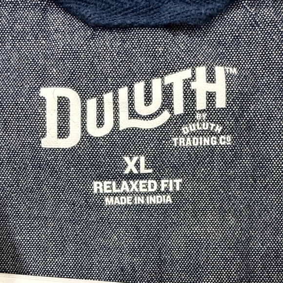 EUC Striped Blue and White Men's Shirt - Picture 3 of 5